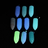 Synthetic Noctilucent Stone/Luminous Stone Pointed Pendants G-Z054-08-2