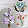100Pcs Iron Stalk Flower Rod AJEW-SP0003-73C-6