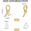 40Pcs Alloy Stud Earring Findings FIND-FH0005-75-2