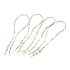 Glass Seed Beads Eyeglasses Chains AJEW-EH00383-1