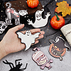 20Pcs 10 Style Natural Wood Big Pendants WOOD-CA0001-50-3