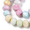 Ombre Effect Dyed Glass Beads Strands X-GLAA-C023-02-B01-3
