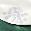 Natural Blue Lace Agate Cabochons G-B146-02B-6mm-4