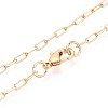 Brass Paperclip Chains X-MAK-S072-09A-G-2