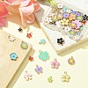 50Pcs 7 Styles Alloy Enamel Charms ENAM-YW0003-10-5