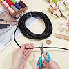 10 Yards Round Cowhide Leather Cord WL-BC0001-06-3