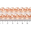 Electroplated Synthetic Quartz Crystal Beads Strands G-Z038-A02-02PL-1-5