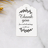 100Pcs Thank You Paper Gift Tags THXG-PW0001-013A-1