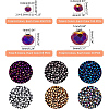 4350Pcs 24 Style Electroplate Transparent Glass Beads Strands EGLA-PH0001-27-3