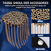 2Pcs Detachable Iron Tassel Epaulettes AJEW-FH0006-25G-5