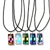 Waxed Cord Necklaces NJEW-P310-07P-1