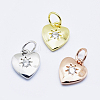 Brass Micro Pave Cubic Zirconia Charms RB-I078-67-NR-1