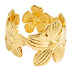 304 Stainless Steel Cuff Open Rings for Women LS-KF1172-2-3