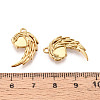 304 Stainless Steel Pendant Cabochon Settings X-STAS-N114-28G-3