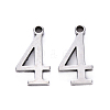 Tarnish Resistant 201 Stainless Steel Charms STAS-R108-04-1