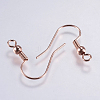 Brass Earring Hooks LS-X-KK-F737-42RG-RS-2