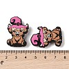 Cattle Food Grade Silicone Focal Beads SIL-A008-04A-3