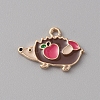 Thanksgiving Day Alloy Enamel Pendants PALLOY-WH0107-02J-KCG-1