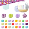 DIY Column Baking Paint Glass Seed Beads Bracelets Making Kits SEED-FS0001-39-5