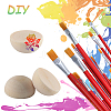 Unfinished Natural Wood Cabochons WOOD-SP0001-55C-4