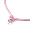 6Pcs 6 Colors Adjustable Waxed Polyester Cord Bracelet Making AJEW-JB01318-02-3