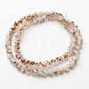 Electroplate Glass Bead Strands EGLA-J138-A-HP05-2