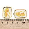 304 Stainless Steel & Embroidered Pendants SA-CBA1ED9-07G-3