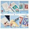 Wooden 2-Ring Loose Leaf Binder Postcard Phote Album Cover DIY-WH0547-240-3