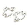 Alloy Open Back Bezel Pendants X-FIND-L025-02P-2