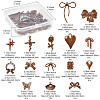 15Pcs 15 Styles Alloy Pendants FIND-FS0004-12-4