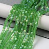 Transparent Glass Beads Strands EGLA-A044-T4mm-MB11-2