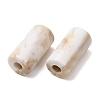 Two Tone Opaque Acrylic Imitation Gemstone European Beads SACR-K005-04C-2