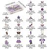 40Pcs 20 Styles Alloy Enamel Charms ENAM-FS0003-38A-4