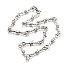 Alloy Barb Wire Necklaces NJEW-R254-01B-P-4