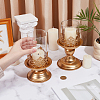 Iron Glass Candle Holder AJEW-WH0796-88A-4
