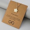 Synthetic Luminous Stone Pendant Necklaces PW-WG199E1-04-1