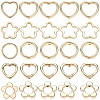 100Pcs CCB Plastic Bead Frame CCB-YW0001-64G-1