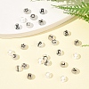 200Pcs Flat Round Acrylic Beads TACR-FS0001-53-8