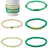 Polymer Clay & Crystal Beads Cup Chain AJEW-WH20072-36A-6
