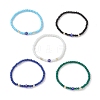Glass & Lampwork Beaded Stretch Bracelets for Women BJEW-JB13226-2