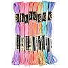 8 Skeins 8 Colors Polyester Sewing Thread OCOR-WH20074-09B-1