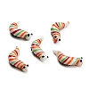 Handmade Lampwork Worm Figurines LA-CBA77D3-01B-1