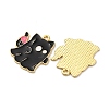 Halloween Alloy Enamel Pendants STAS-I354-01G-F-2