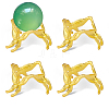 Alloy Crystal Ball Holders ODIS-WH0007-59B-G-1