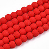 Opaque Glass Beads Strands X-GLAA-T032-P4mm-MD04-1
