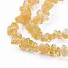 Heated Natural Citrine Beads Strands X-G-L555-06-2