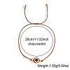 Bohemian Style Resin Evil Eye Bead Braided Bracelets BR6167-14-2