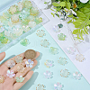 125Pcs 5 Colors Acrylic Bead Caps OACR-BM0001-10-3