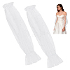 Polyester Detachable Mesh Puff Sleeves AJEW-WH0485-43B-1