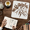 Large Plastic Reusable Drawing Painting Stencils Templates DIY-WH0172-578-3
